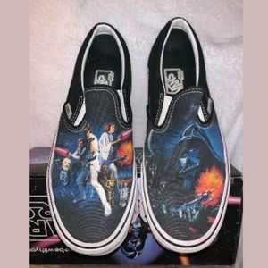 Vans x Star Wars women's 10 A New Hope Slip-ons